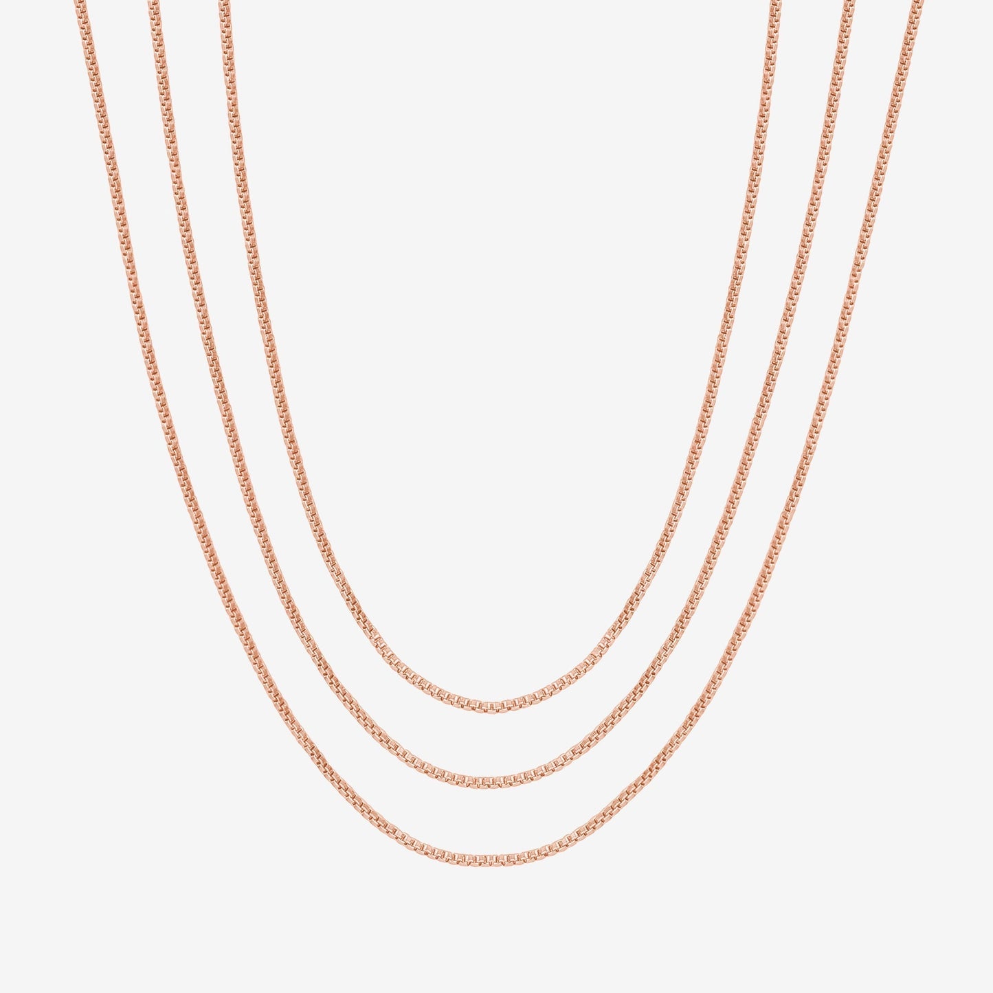 Three Layered Chain Necklace
