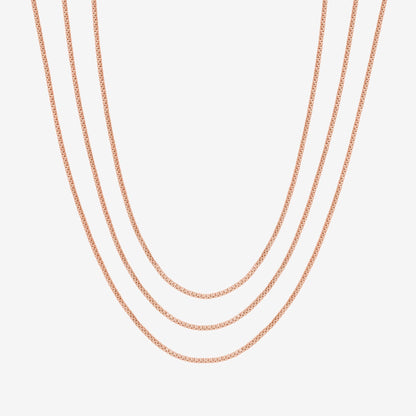 Three Layered Chain Necklace