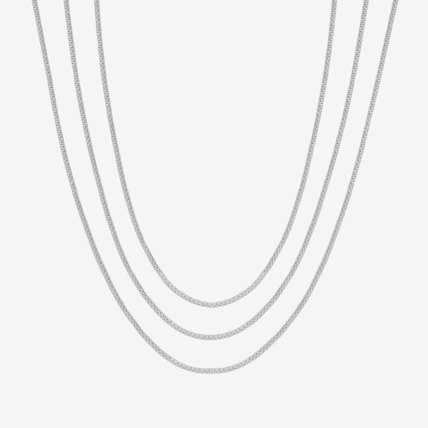 Three Layered Chain Necklace