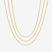 Three Layered Chain Necklace