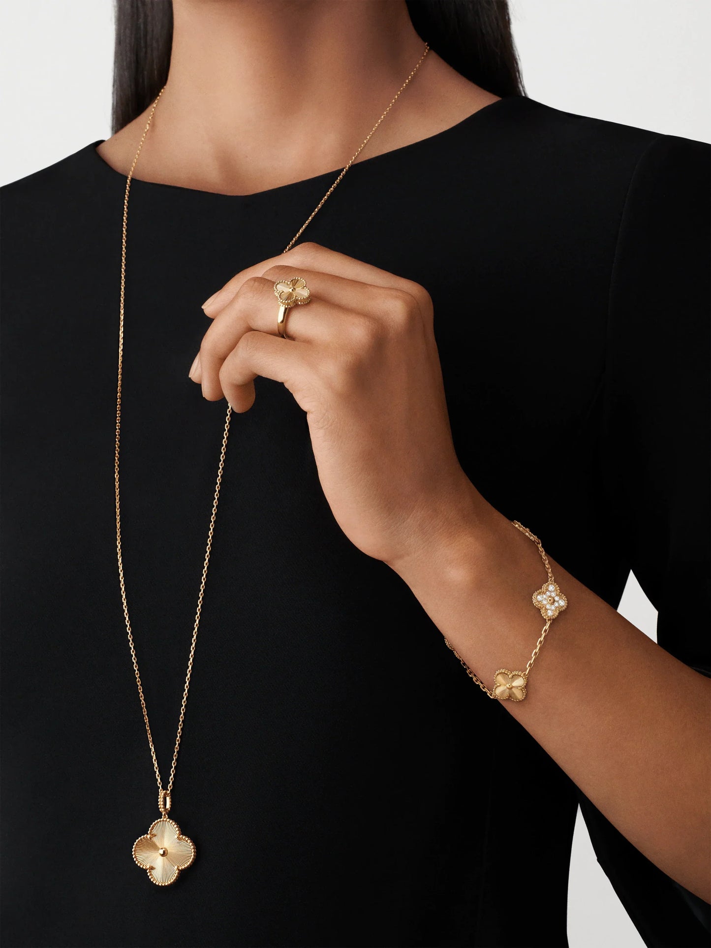 Aimee Diamond Clover Bracelet