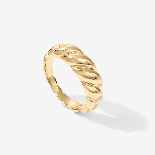 Vermeil Croissant Ring