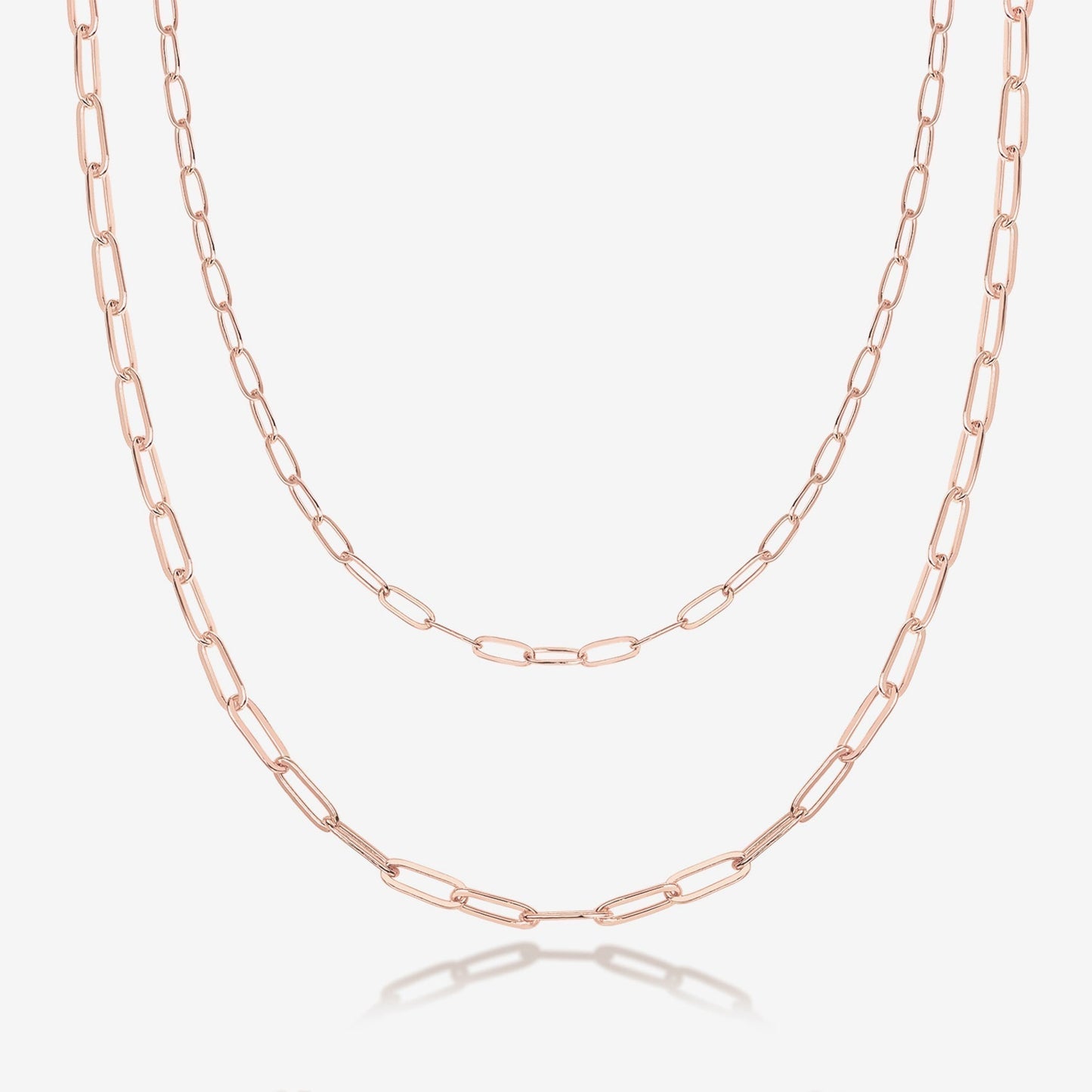 Layered Paperclip Necklace