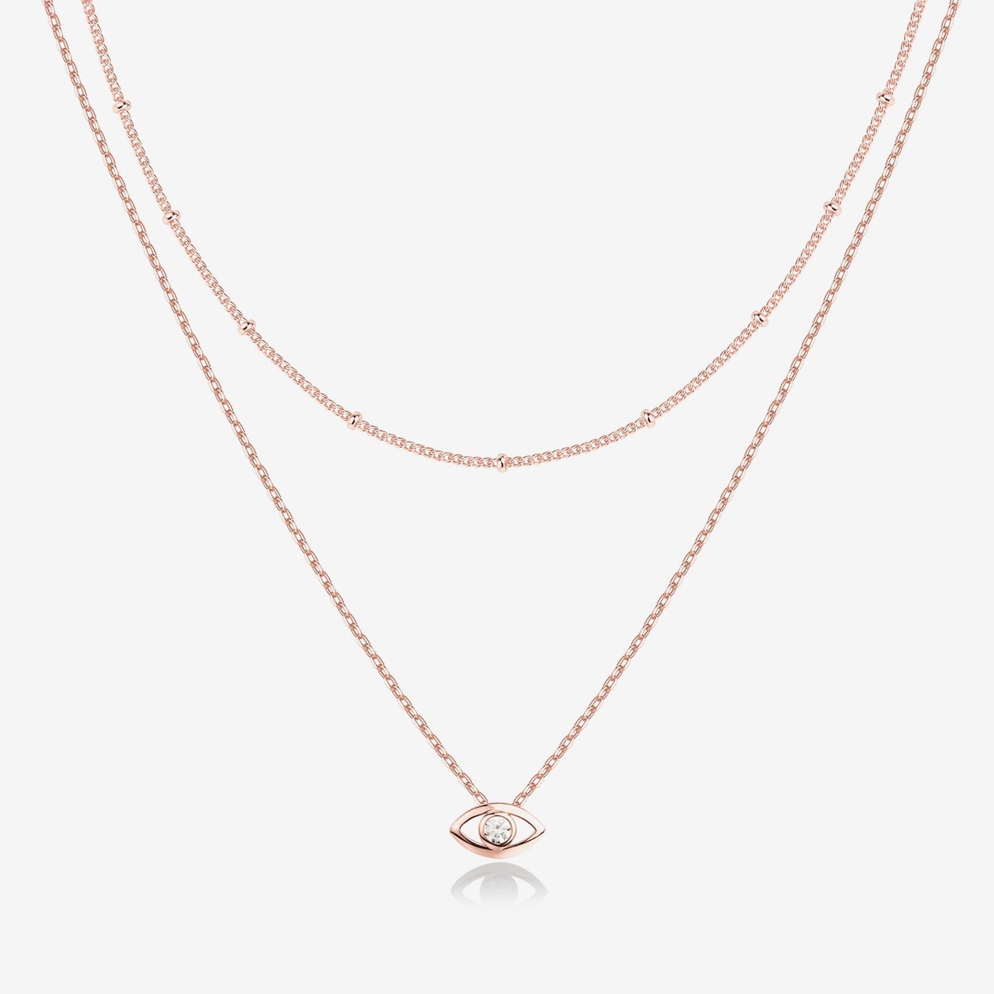 Layered Evil Eye Necklace