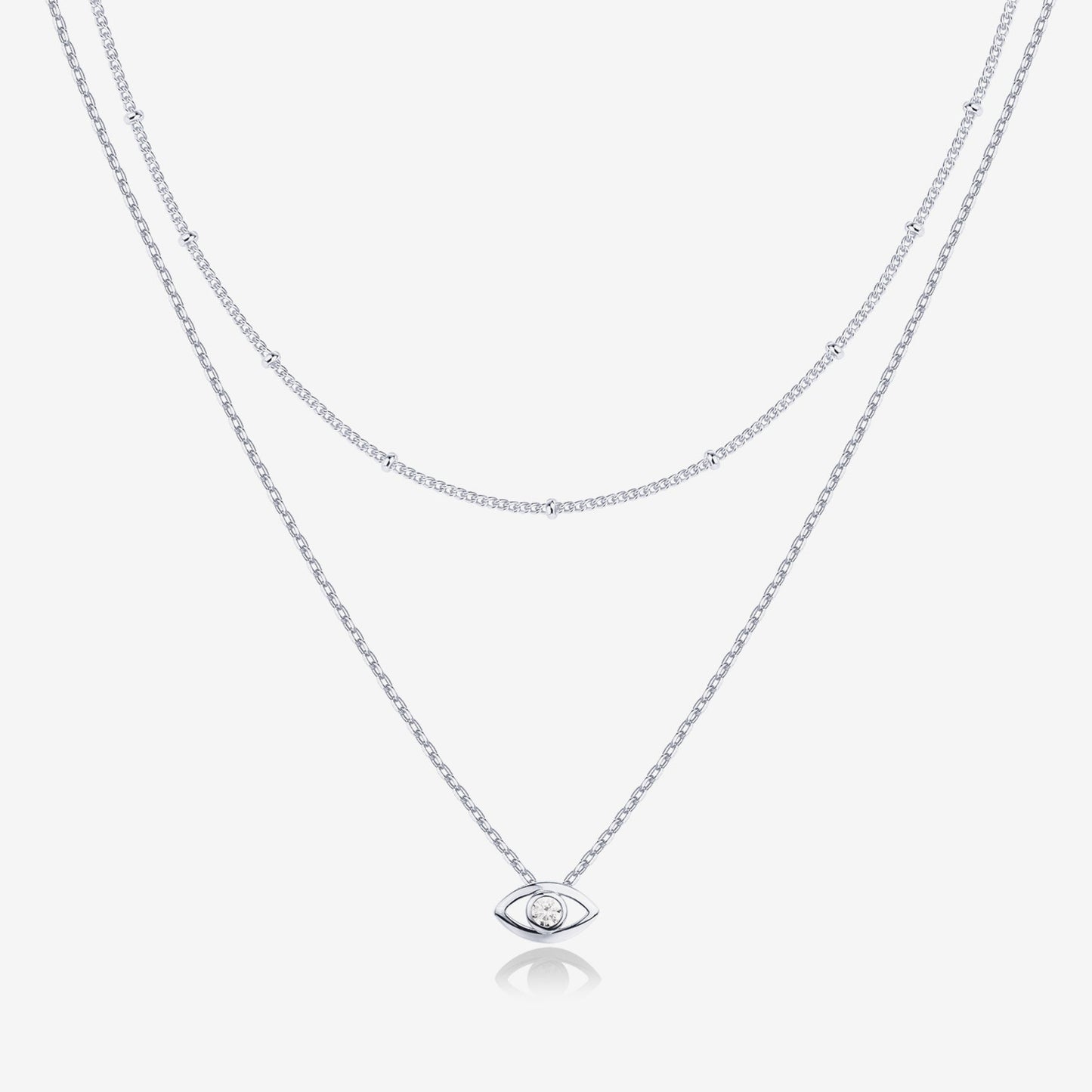 Layered Evil Eye Necklace