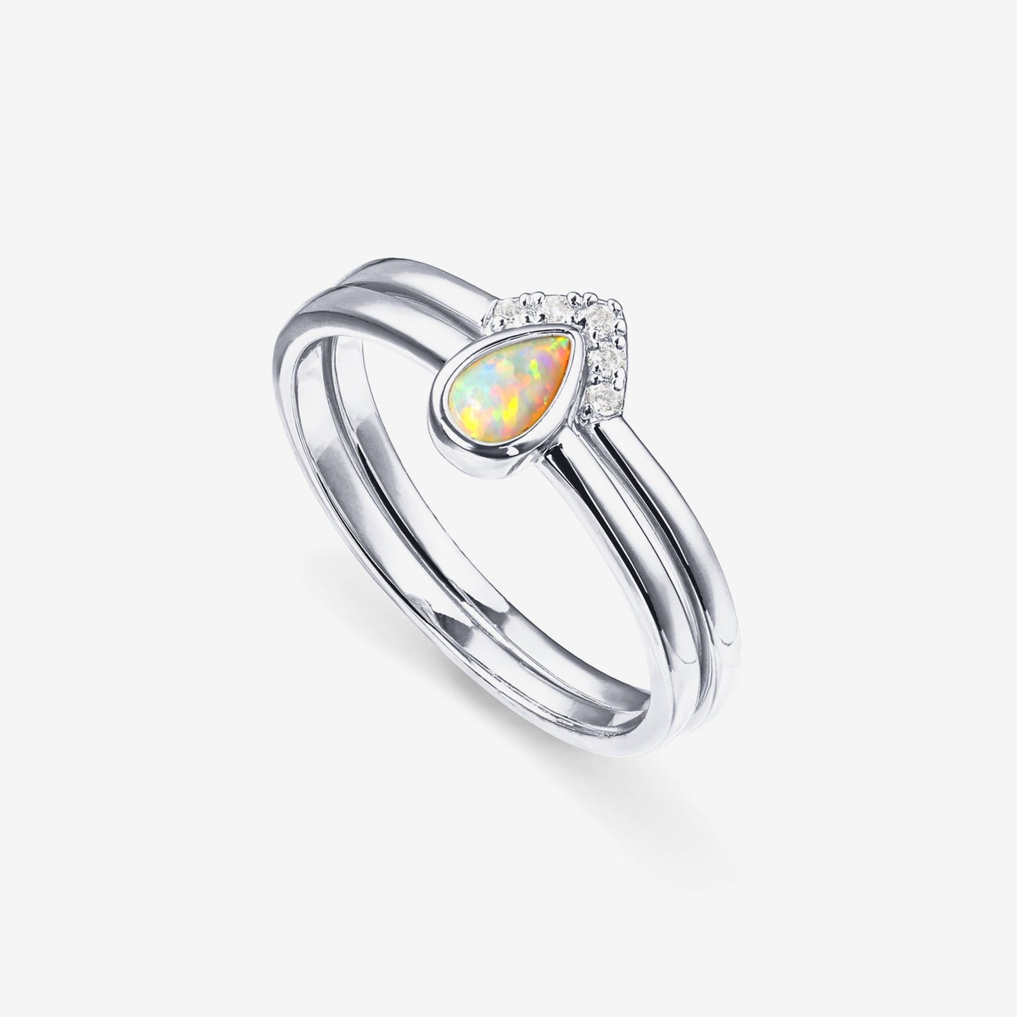 Opal Stacking Ring