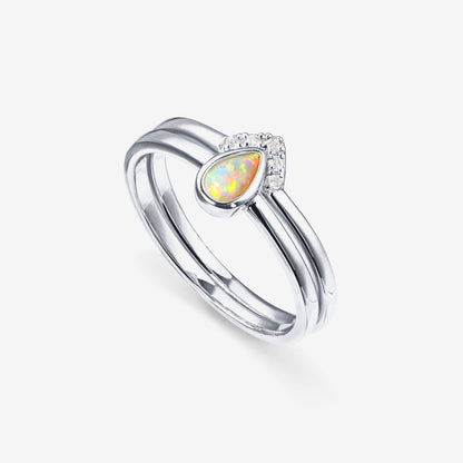 Opal Stacking Ring