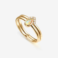 Opal Stacking Ring