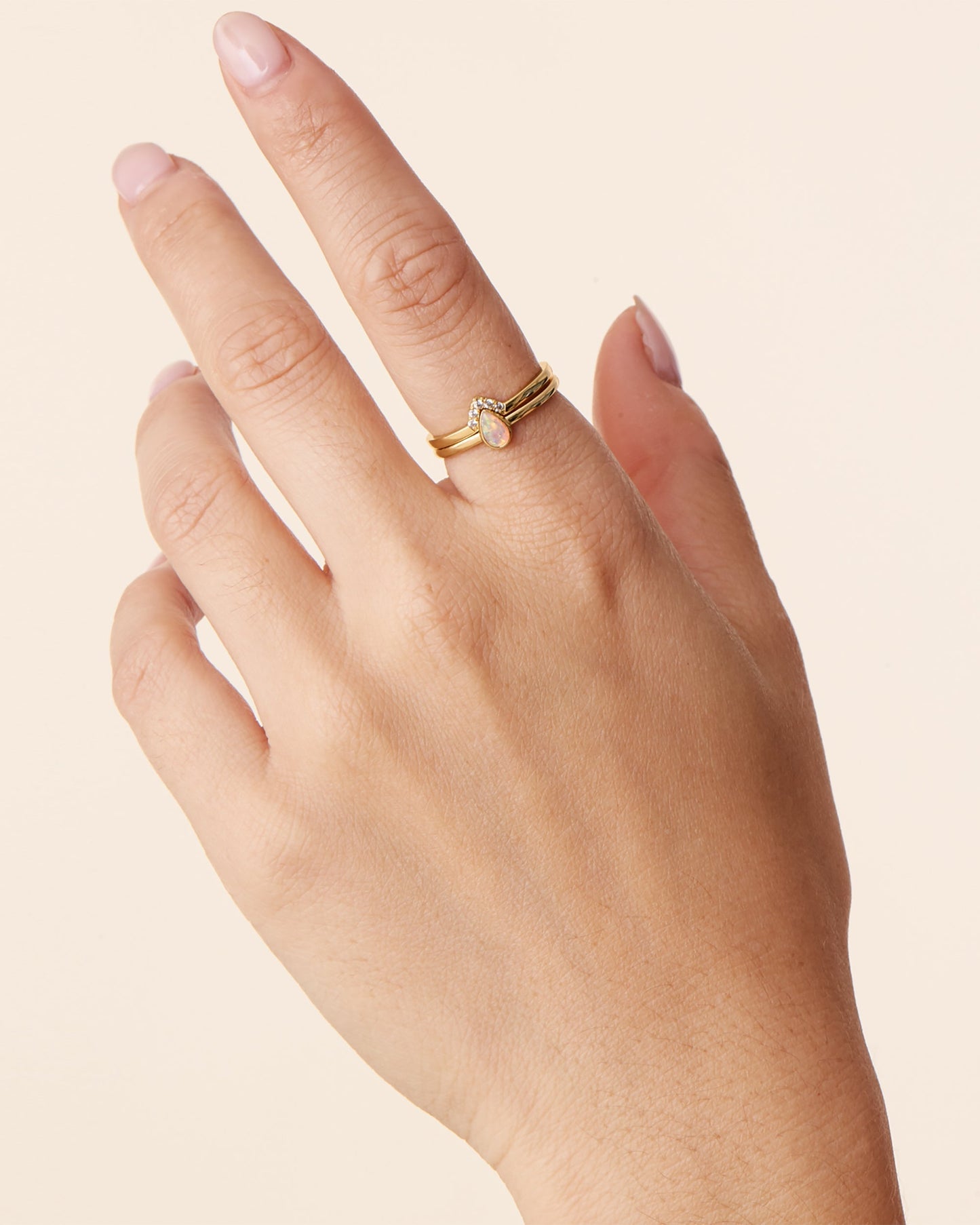 Opal Stacking Ring