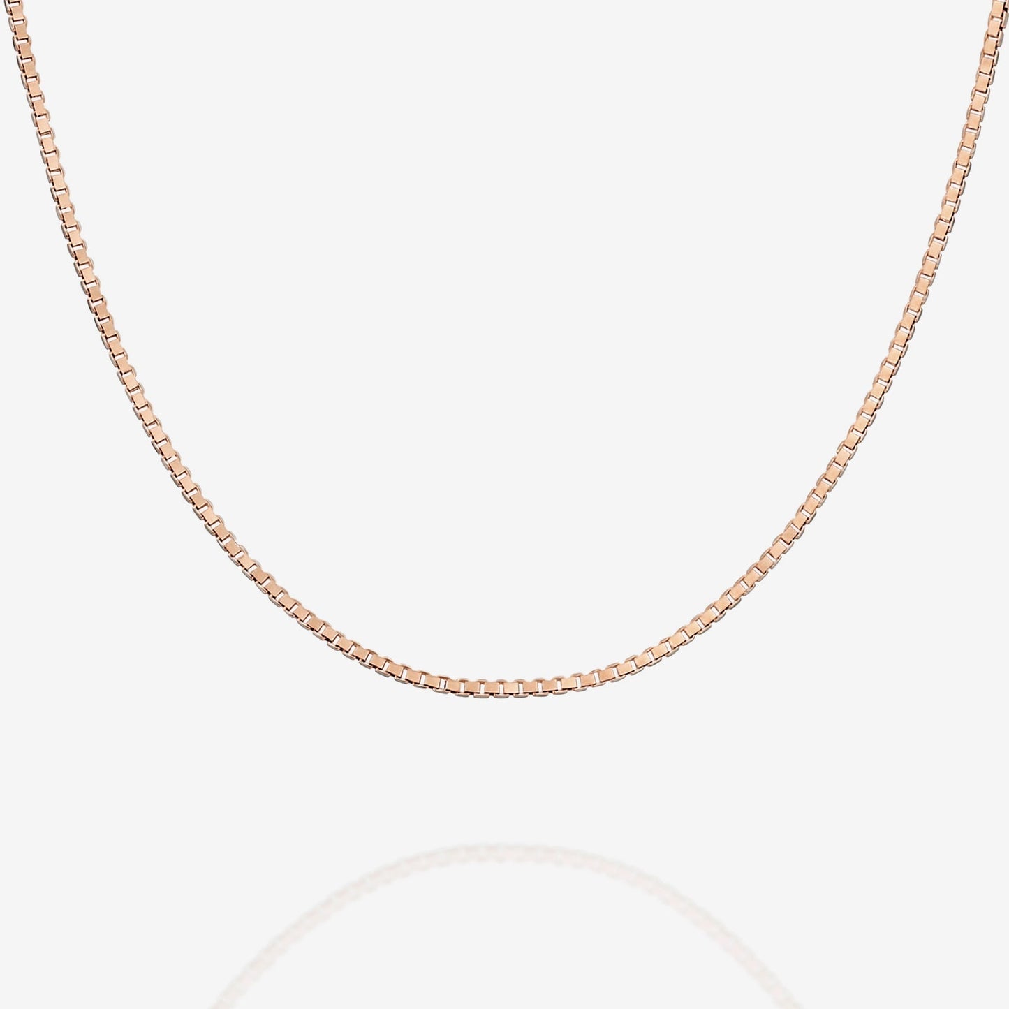 Stackable Thick Square Box Chain Necklace