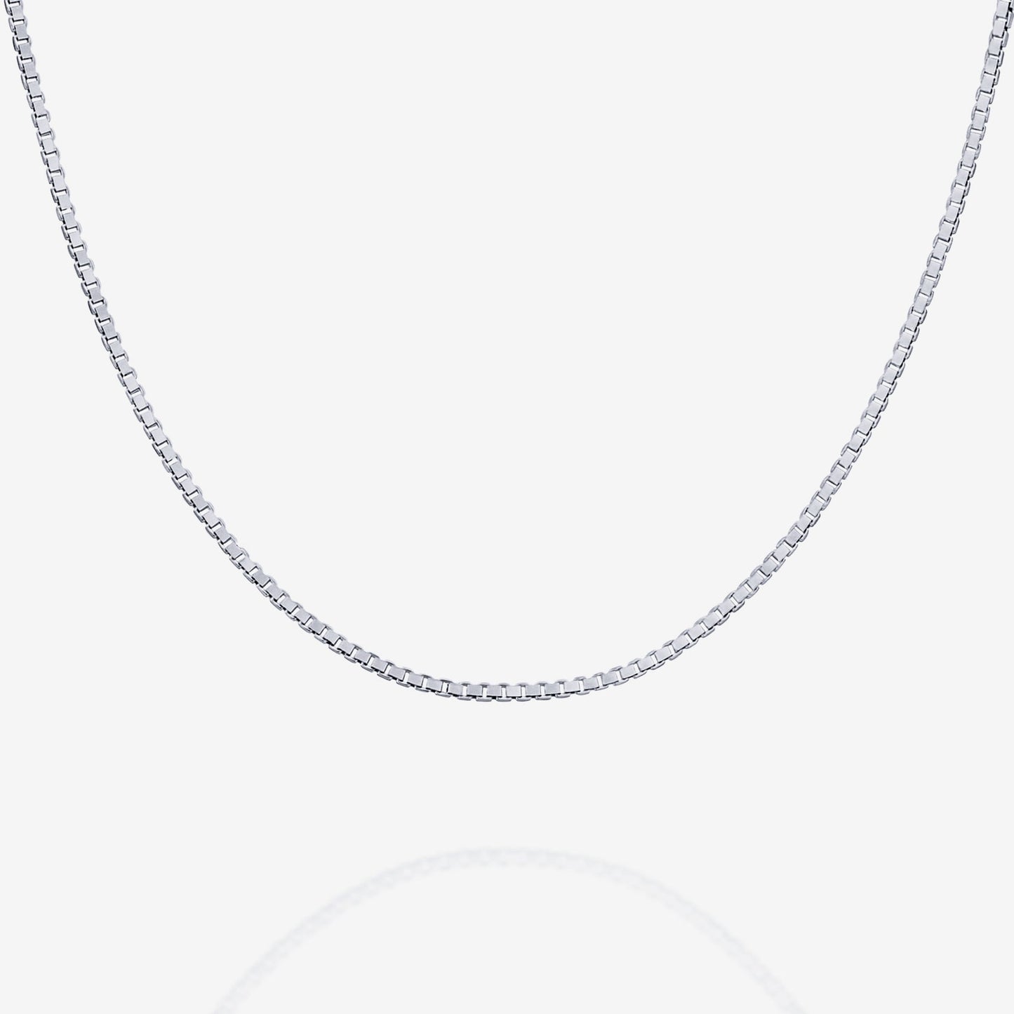 Stackable Thick Square Box Chain Necklace