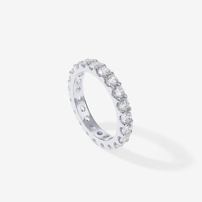 Cubic Zirconia Stackable Eternity Ring