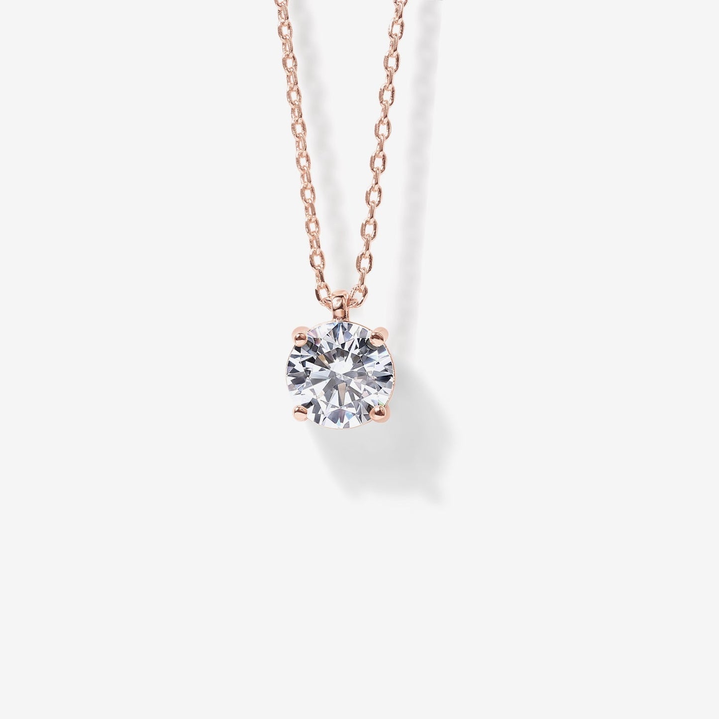 Danty CZ Solitaire Necklace