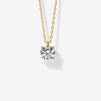Danty CZ Solitaire Necklace