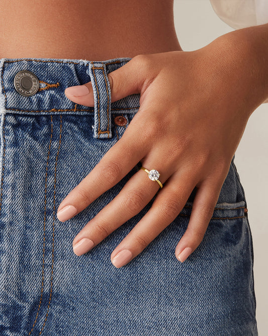 Open Your Heart Engagement Ring