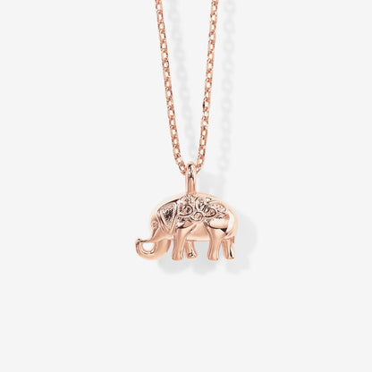 Dainty Elephant Pendant Necklace
