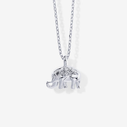 Dainty Elephant Pendant Necklace