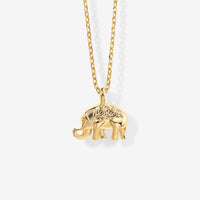 Dainty Elephant Pendant Necklace