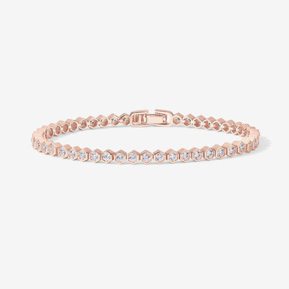 Honeycomb Tennis Bracelet