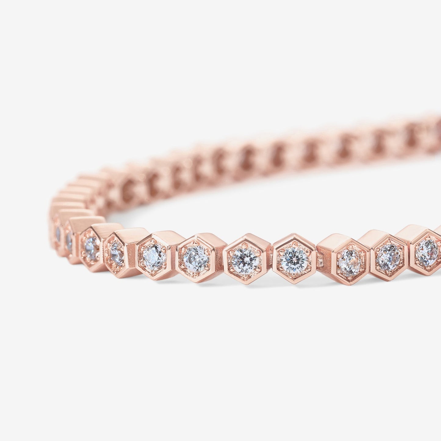 Honeycomb Tennis Bracelet
