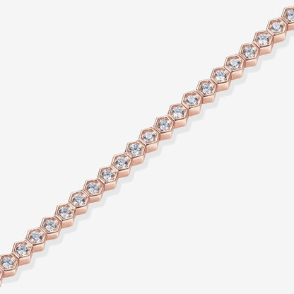 Honeycomb Tennis Bracelet