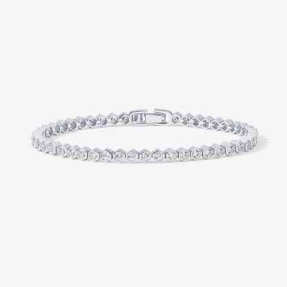 Honeycomb Tennis Bracelet