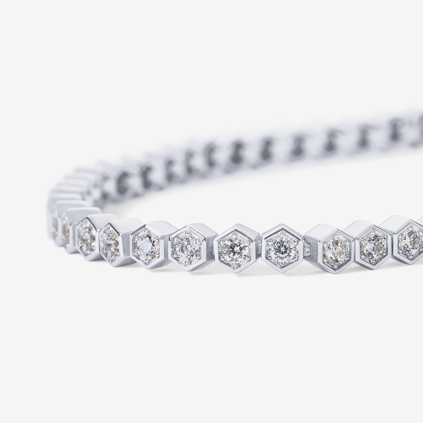 Honeycomb Tennis Bracelet