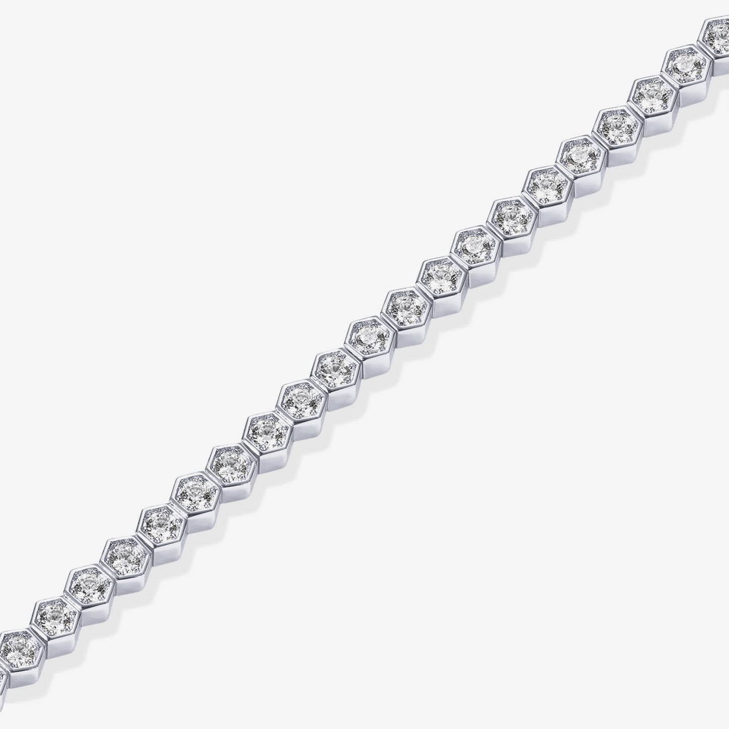 Honeycomb Tennis Bracelet