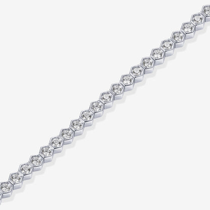 Honeycomb Tennis Bracelet