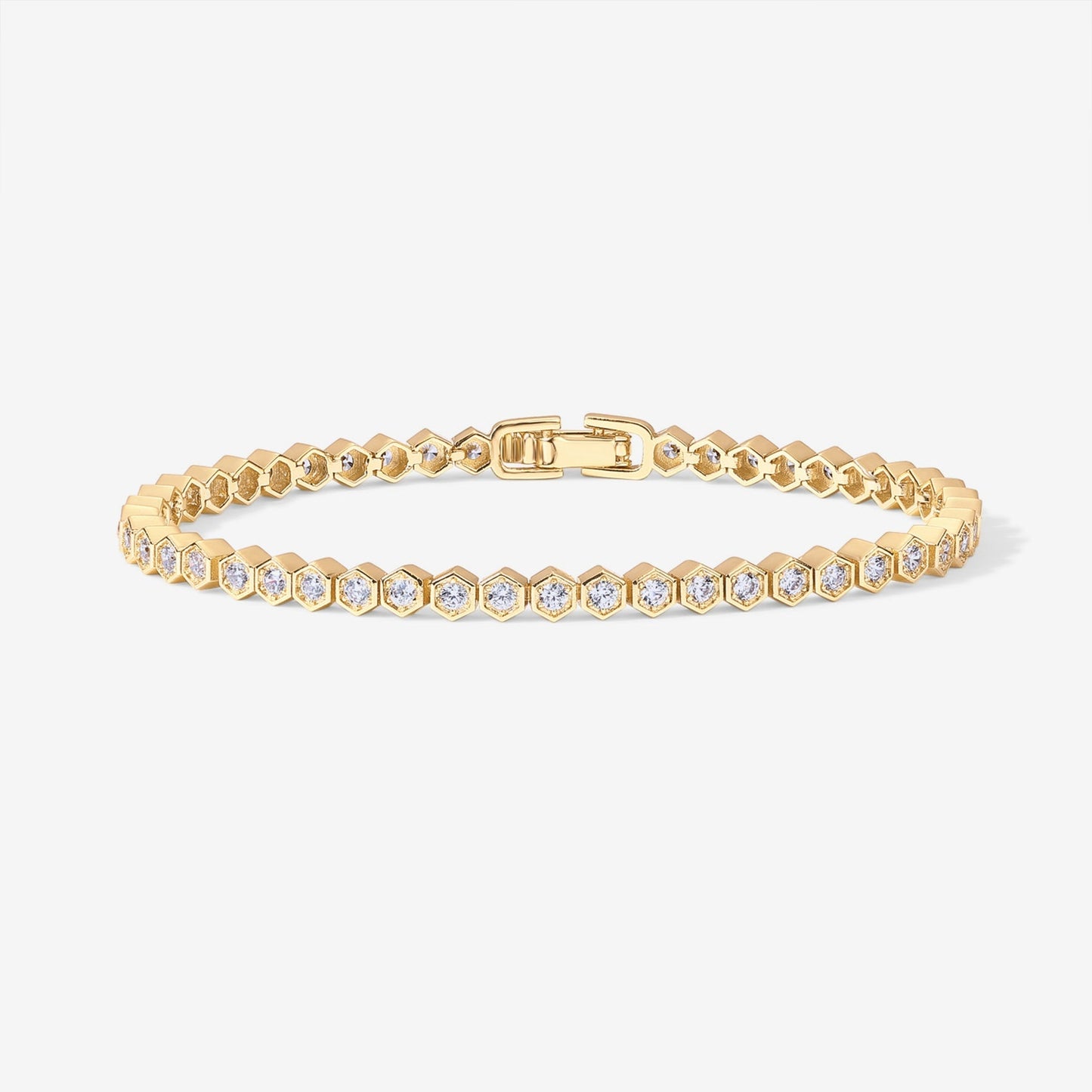 Honeycomb Tennis Bracelet
