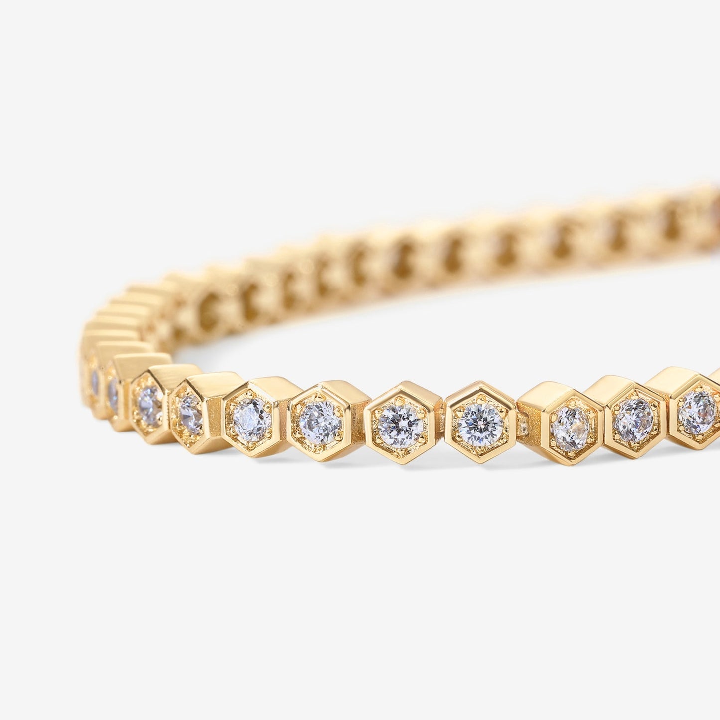 Honeycomb Tennis Bracelet