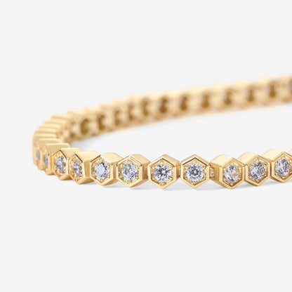 Honeycomb Tennis Bracelet