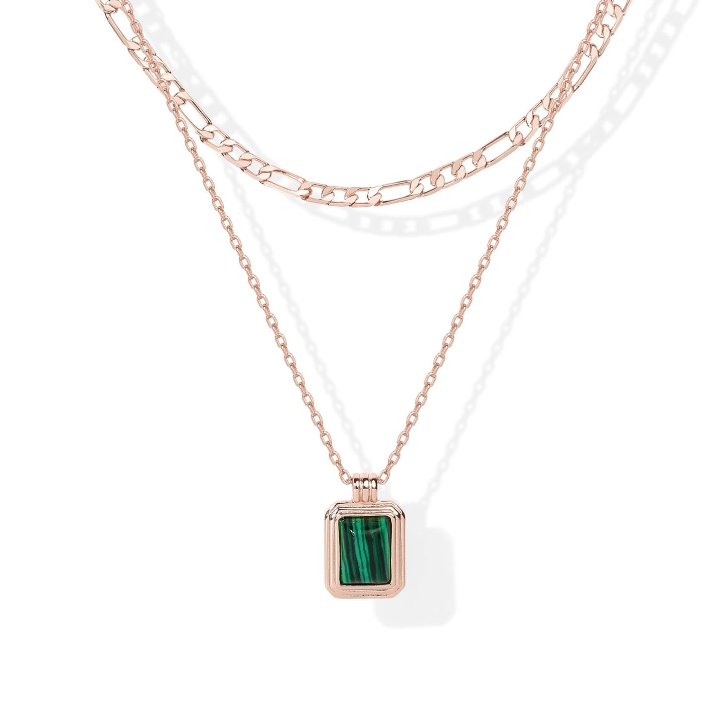Malachite Layered Necklace