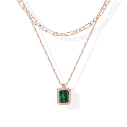 Malachite Layered Necklace