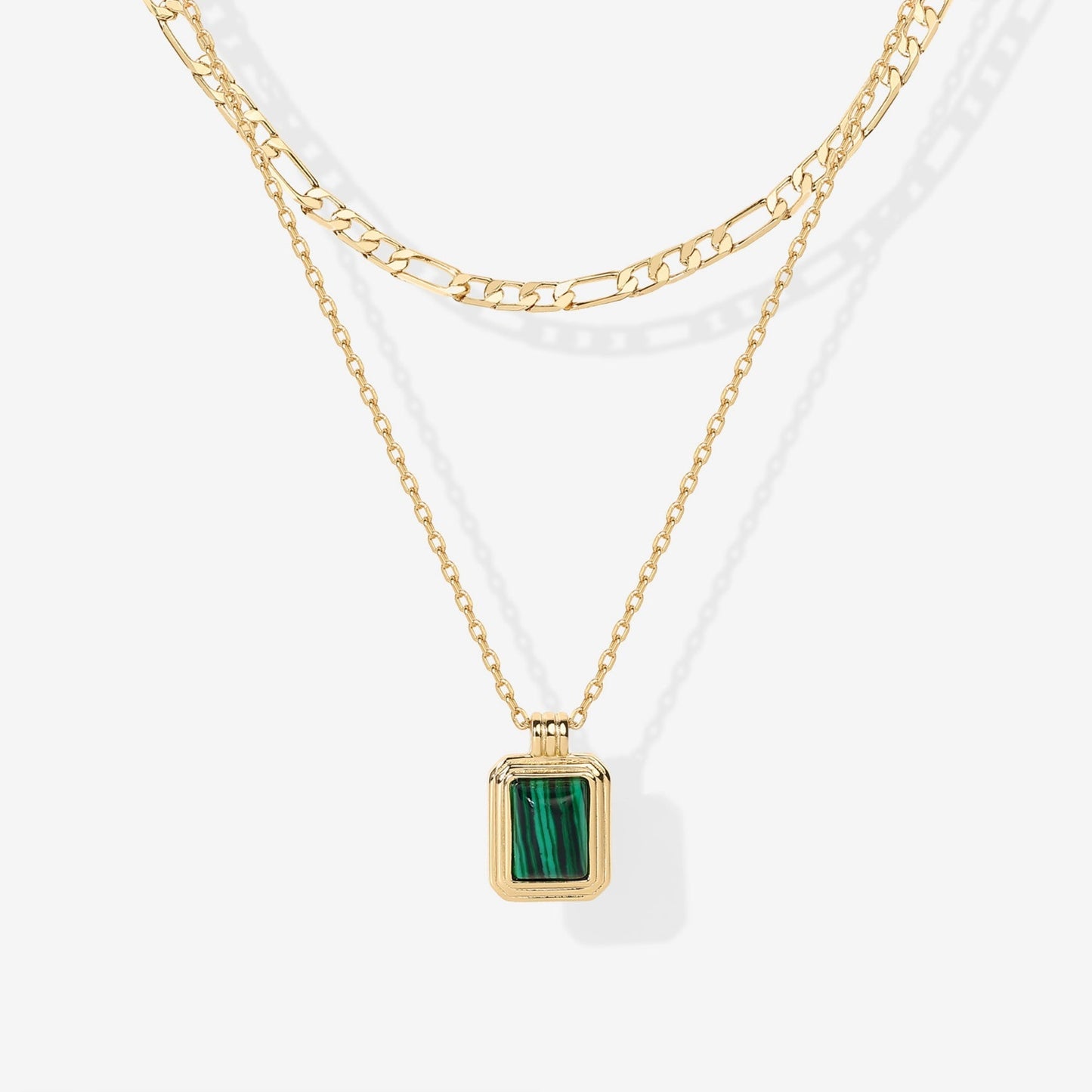 Malachite Layered Necklace