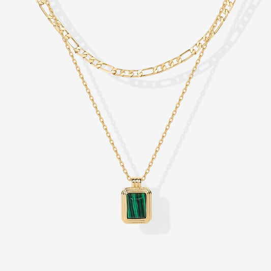 Malachite Layered Necklace