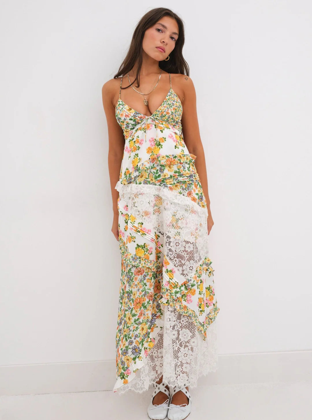 Best Revenge® Blue Rosalyn Maxi Dress