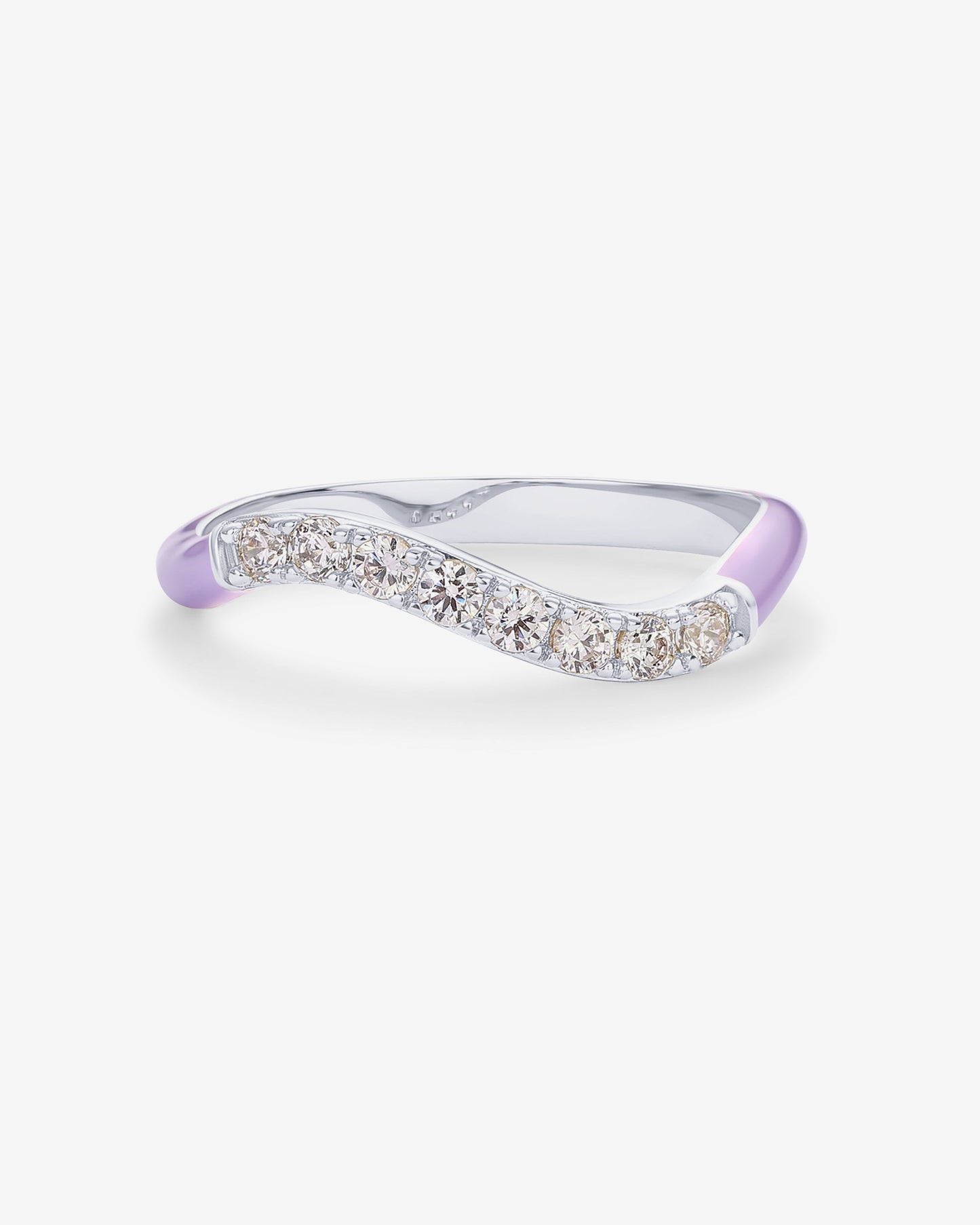 Azul Wavy Enamel Ring