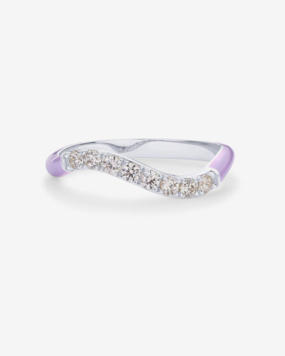 Azul Wavy Enamel Ring