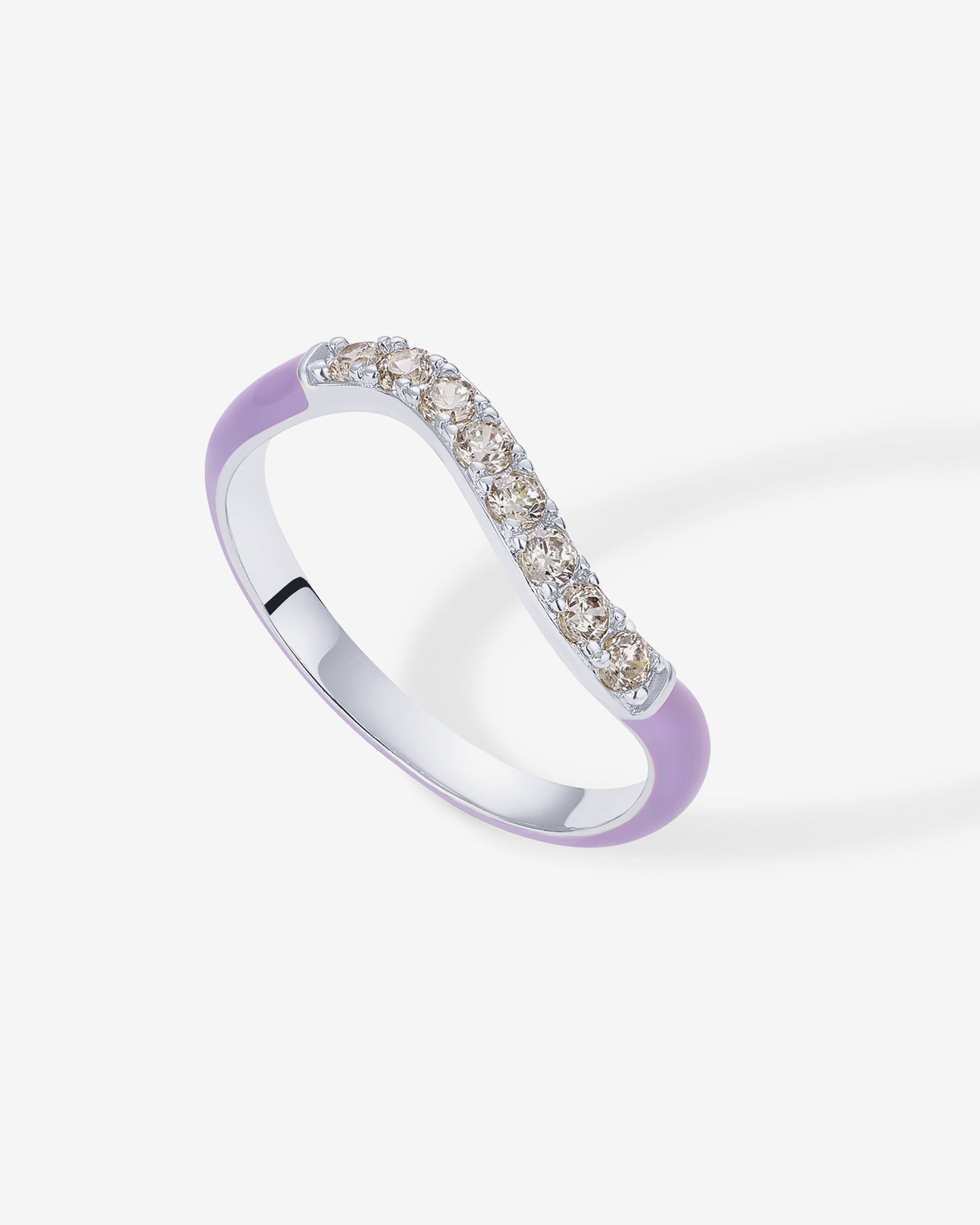 Azul Wavy Enamel Ring