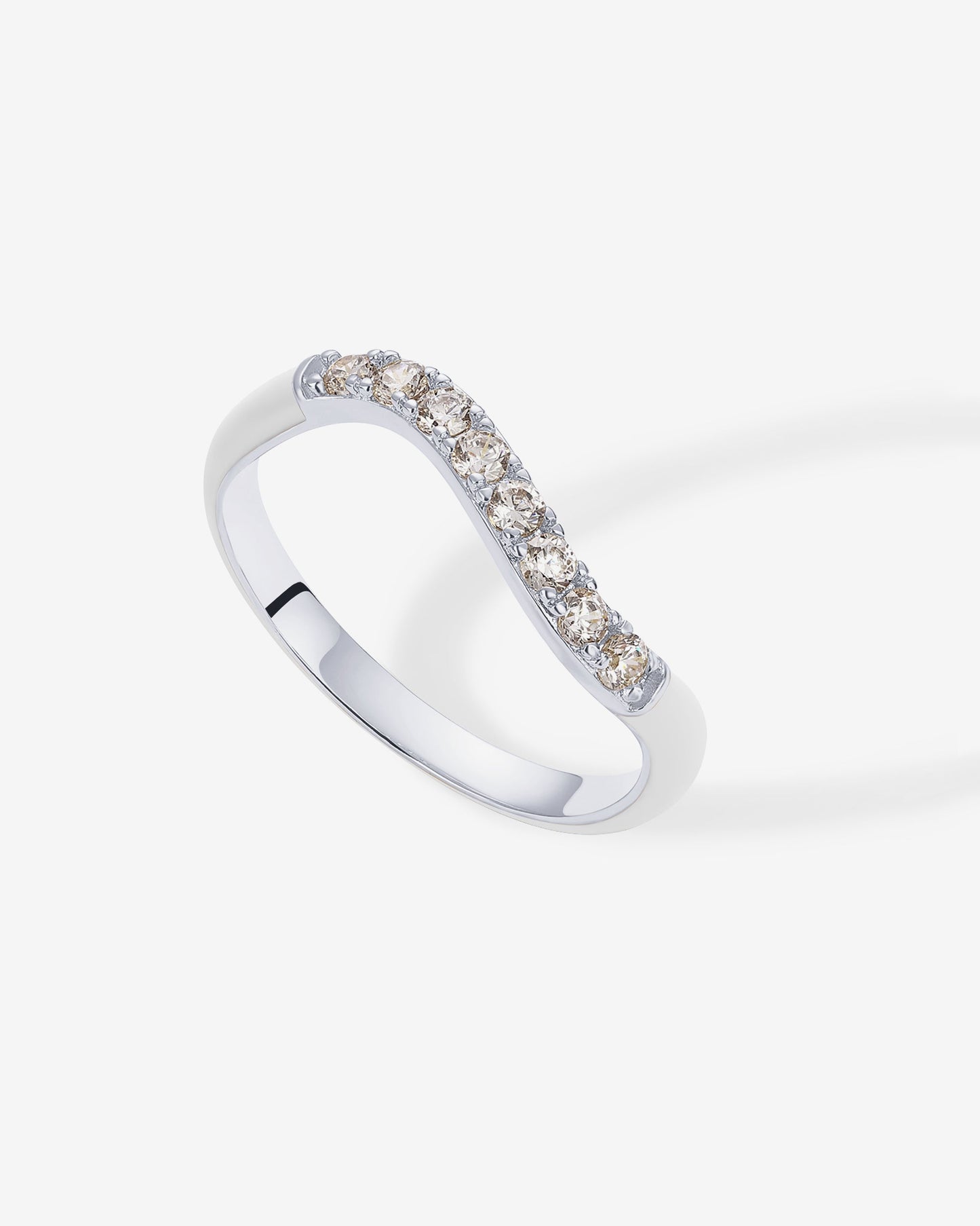 Azul Wavy Enamel Ring