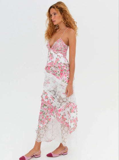 Best Revenge® Blue Rosalyn Maxi Dress
