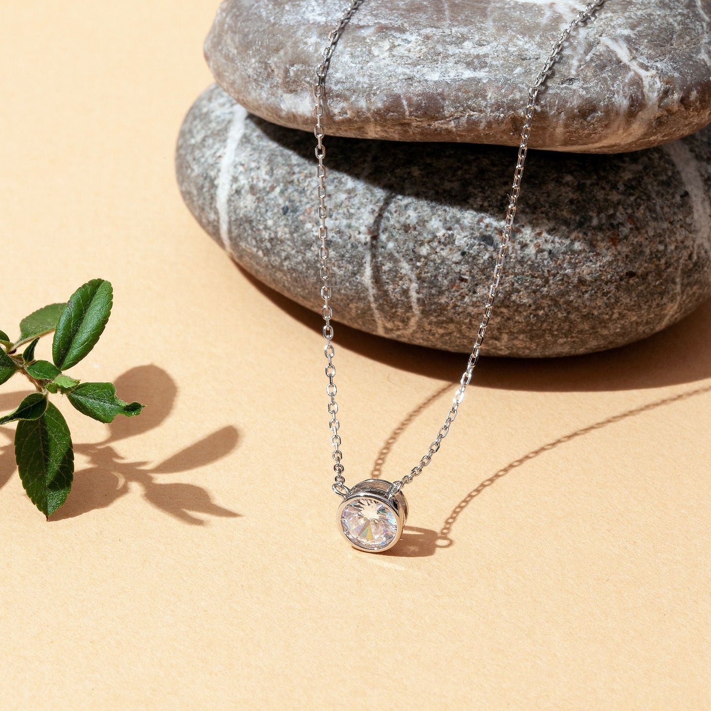 Bezel Necklace