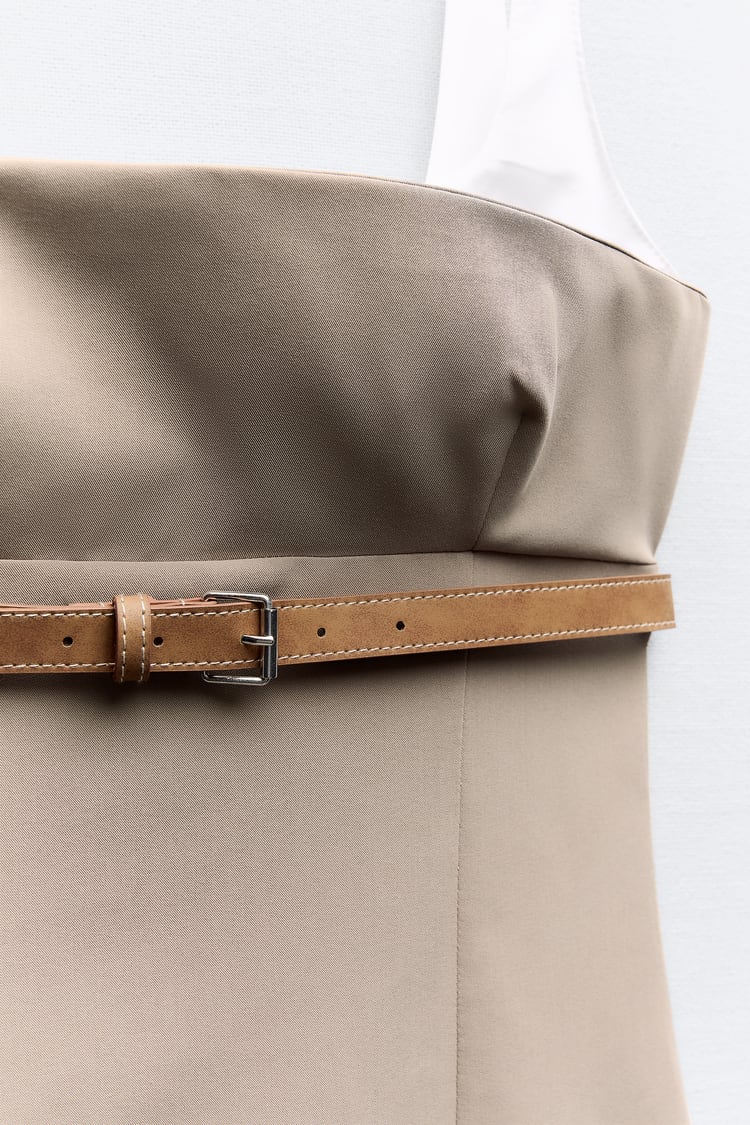COMBINATION BELTED DRESS