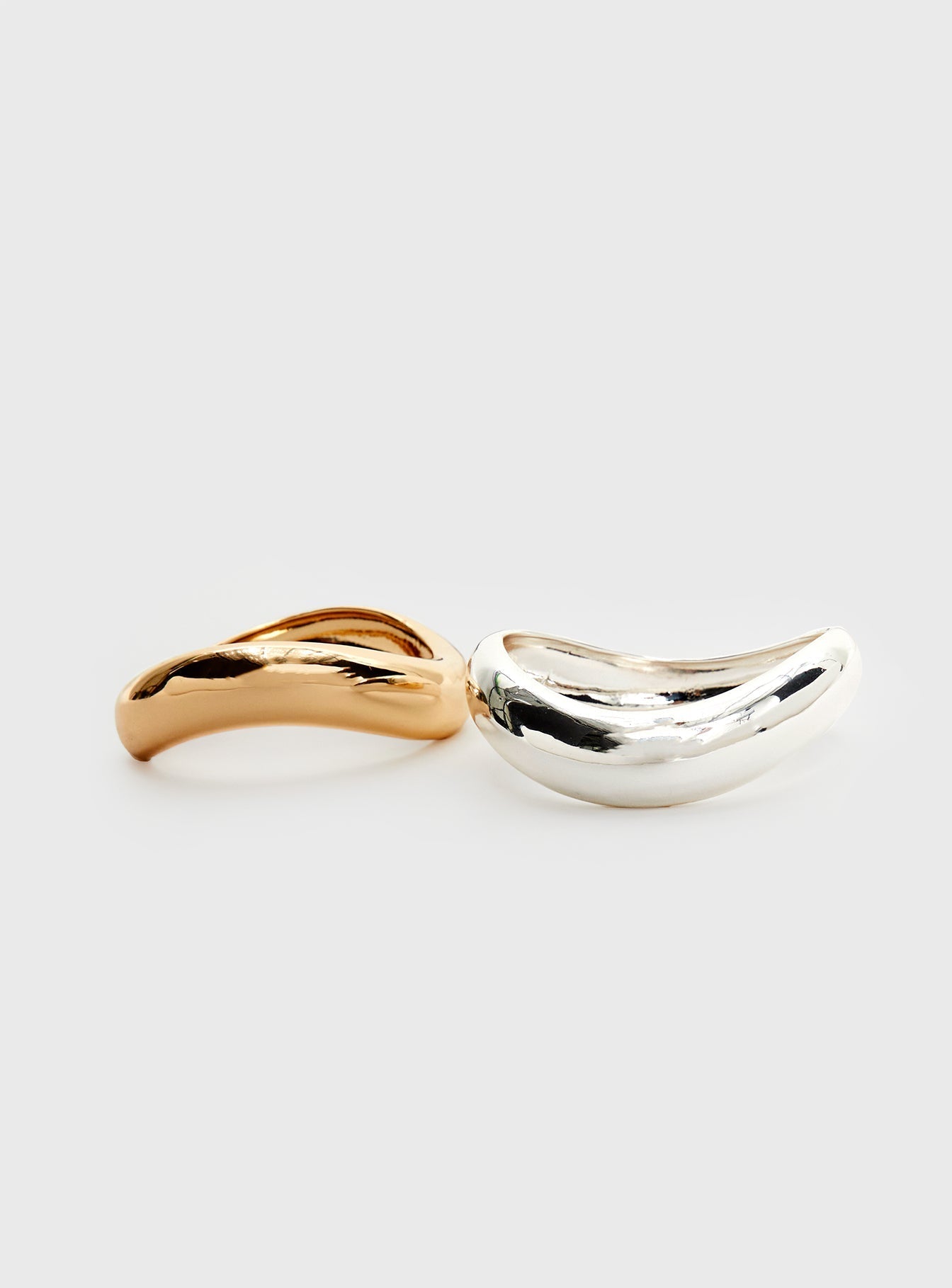 Softer Side Bangle Silver / Gold