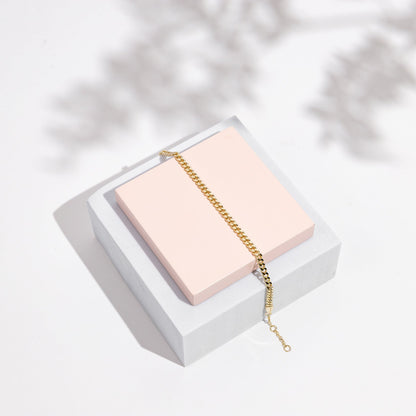 Vermeil Curb Chain Bracelet