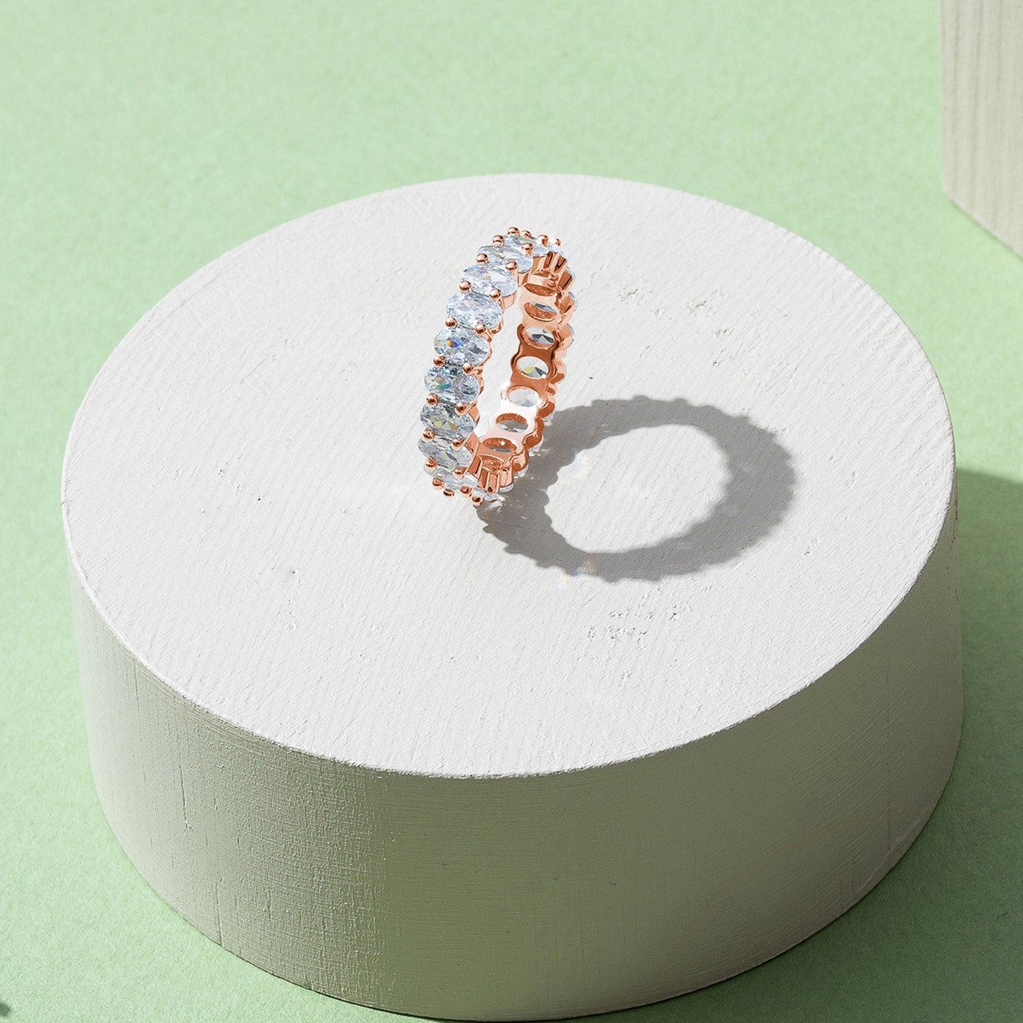 Oval Eternity Band