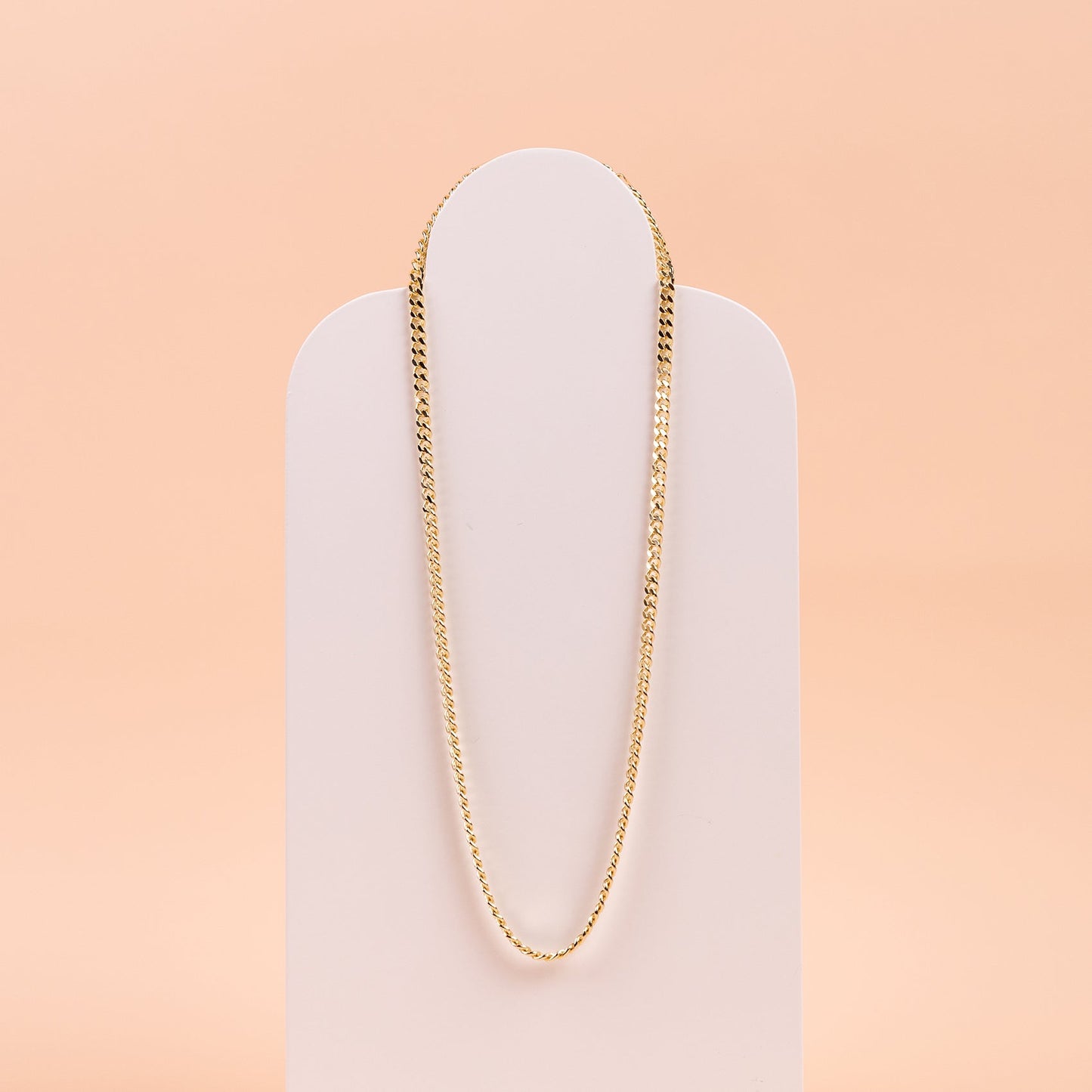 Vermeil Curb Chain Adjustable Necklace
