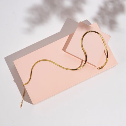 Snake Chain Adjustable Necklace