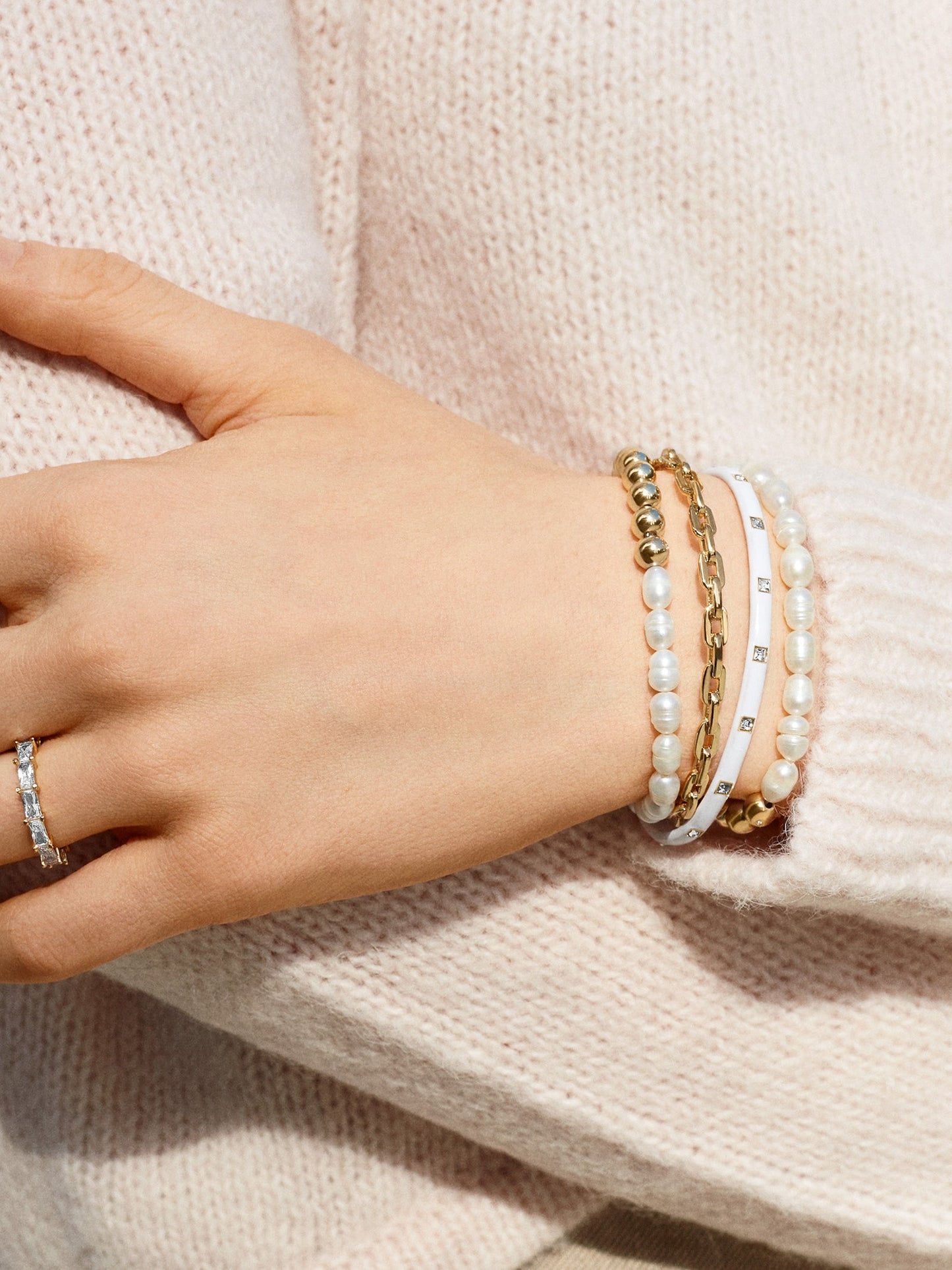 Perlita Pisa Bracelet - Pearl